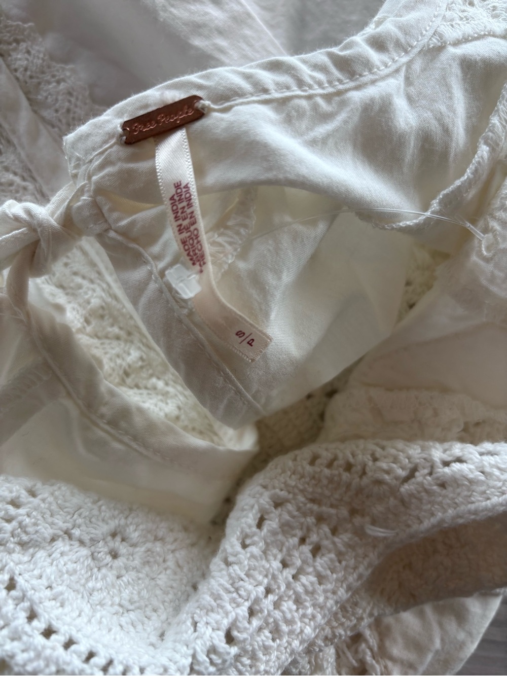 Free People Alias Crochet Top Size Small - Picture 5 of 5